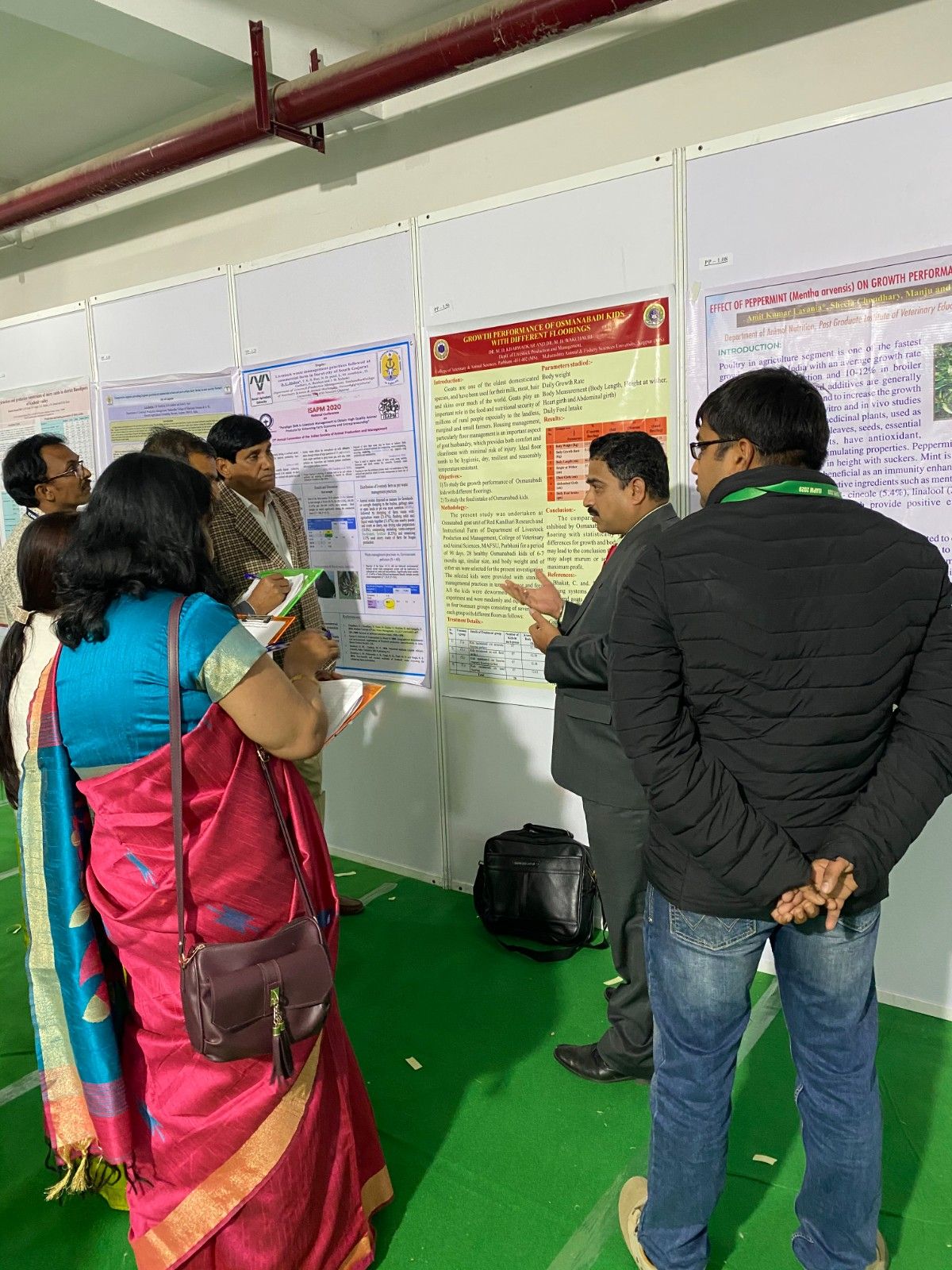 Dr. M.D. Kharwadkar Presenting Poster In Conference